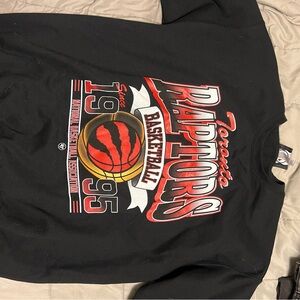 2 raptors and blue jays 47 Brand Black and grey Graphic Sweatshirt